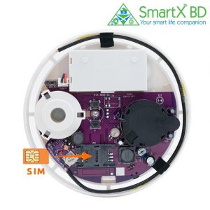 GSM Smoke & Temperature Detector with Call & SMS Alert