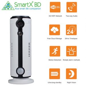 3G Wi-Fi Security Camera with Alarm System, GSM Call & SMS Alert