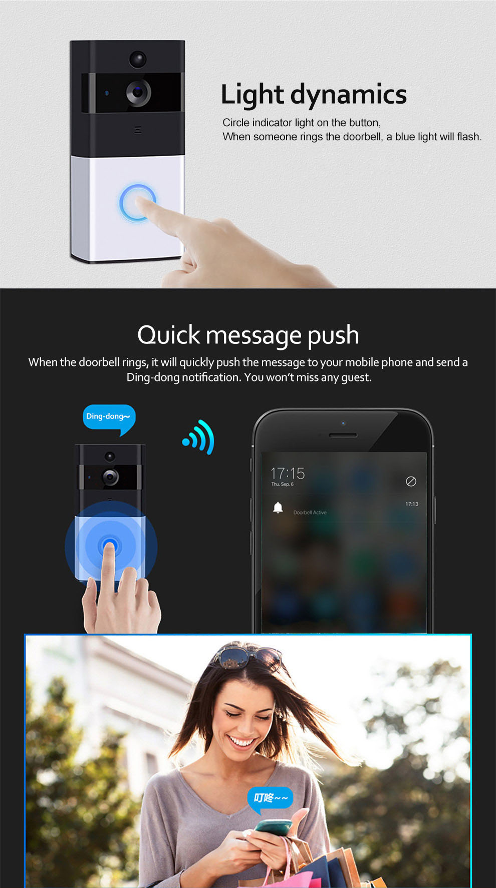 SmartX WiFi Video Doorbell