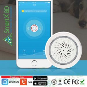 SmartX WiFi Temperature & Humidity Sensor with Siren (3-in-1)