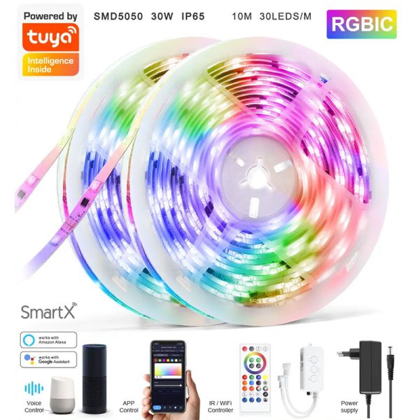 Tuya WiFi RGBIC LED Strip Light 10 Meter main image