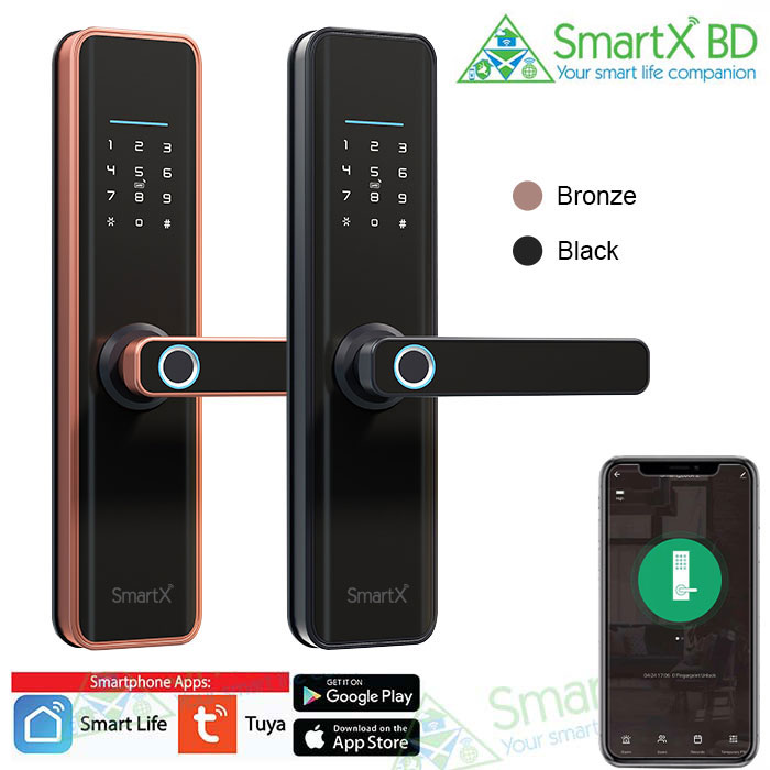 Tuya Smart Door Lock With Smart Life Tuya App