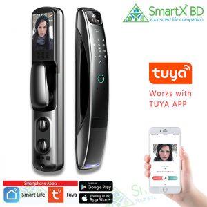SmartX WiFi Face Recognition Door Lock with Camera & Video Doorbell Tuya Smart Life App (SX-N500)