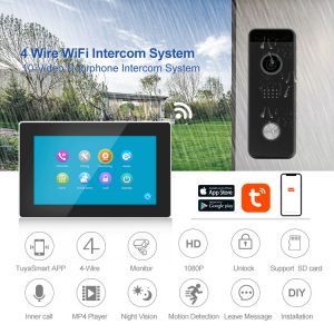 SmartX WiFi HD Video Doorbell & Door Phone with 10″ Display – Tuya Smart Life