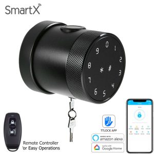 SmartX Fingerprint Round Knob Door Lock with Remote Control
