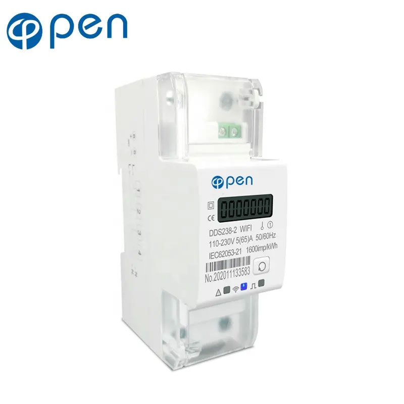 WiFi Smart Energy Meter 65A Single Phase