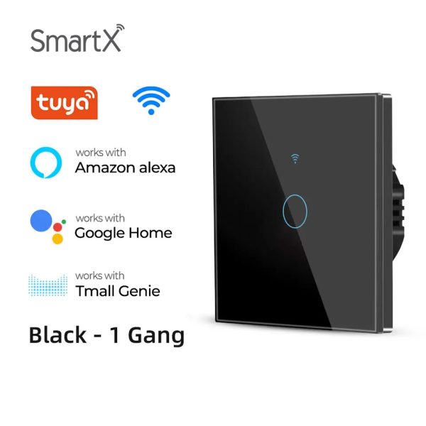 Tuya WiFi + RF 1 Gang Smart Touch Switch