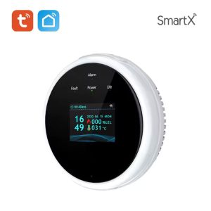 Tuya WiFi Gas Detector with Alarm – Gas Leakage Detector with LCD Display & Heat Alarm