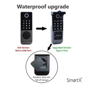 SmartX WiFi Dual Side Smart Door Lock Tuya Smart Life App (SX-D2)