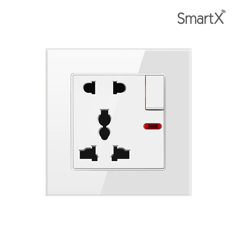 5 Pin Socket with Tempered Glass Frame