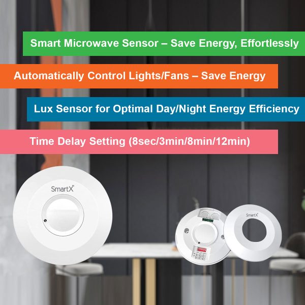 Microwave Motion Sensor Switch with Lux Sensor feature image