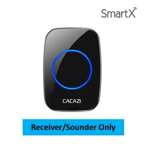 CACAZI Wireless Doorbell Receiver/Sounder Only