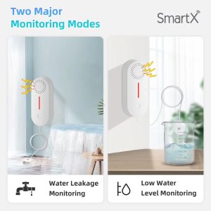 Tuya WiFi Water Leakage Detector with Siren Sound Alarm – Water Sensor with Alarm