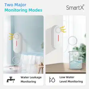 Tuya WiFi Water Leakage Detector with Siren Sound Alarm – Water Sensor with Alarm