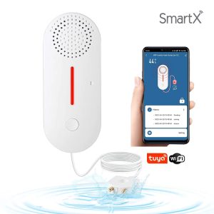 Tuya WiFi Water Leakage Detector with Siren Sound Alarm – Water Sensor with Alarm