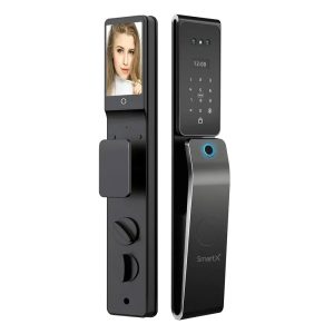 SmartX 3D Face Recognition Smart Door Lock with Active Video Intercom & App Unlock Feature (SX-Z2Pro)