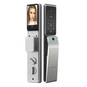 SmartX 3D Face Recognition Smart Door Lock with Active Video Intercom & App Unlock Feature (SX-Z2Pro)
