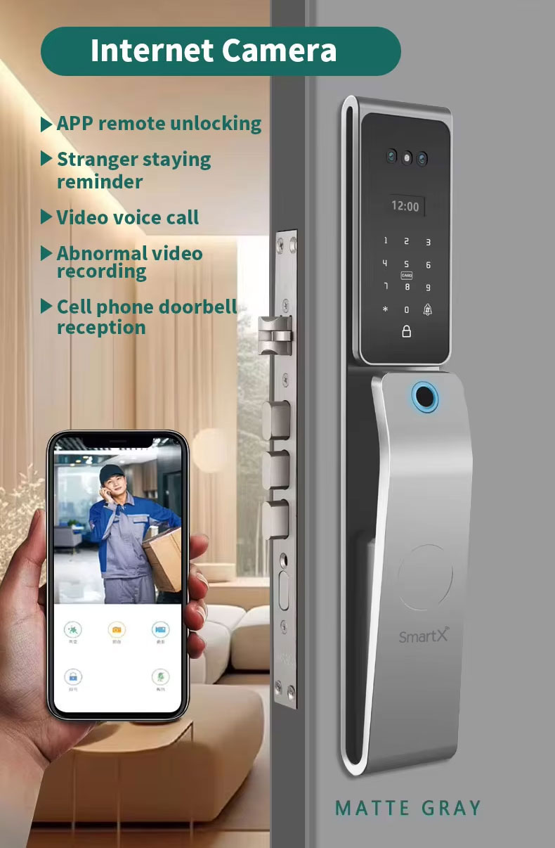 SX-Z2Pro SmartX 3D Face Recognition Smart Door Lock (video intercom)