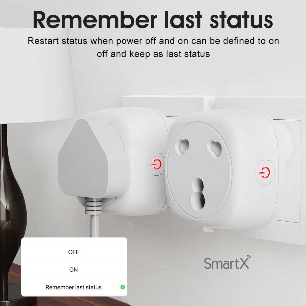 WiFi Smart Socket Plug 16A Round 3 Pin Plug with Power Monitoring (4th image)