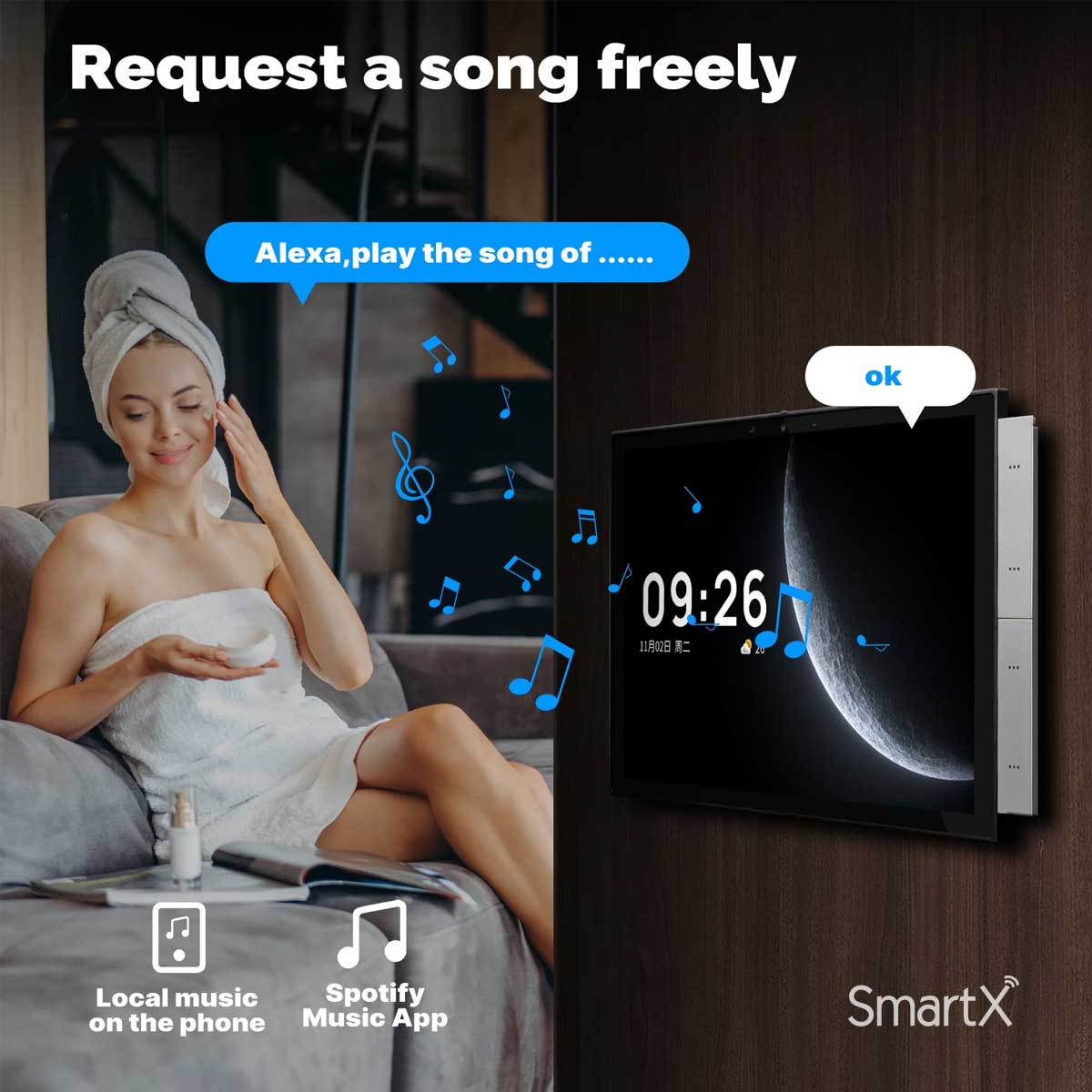 10.1 Inch Smart Home Central Control Panel Max with BLE ZigBee Gateway (bg 5)