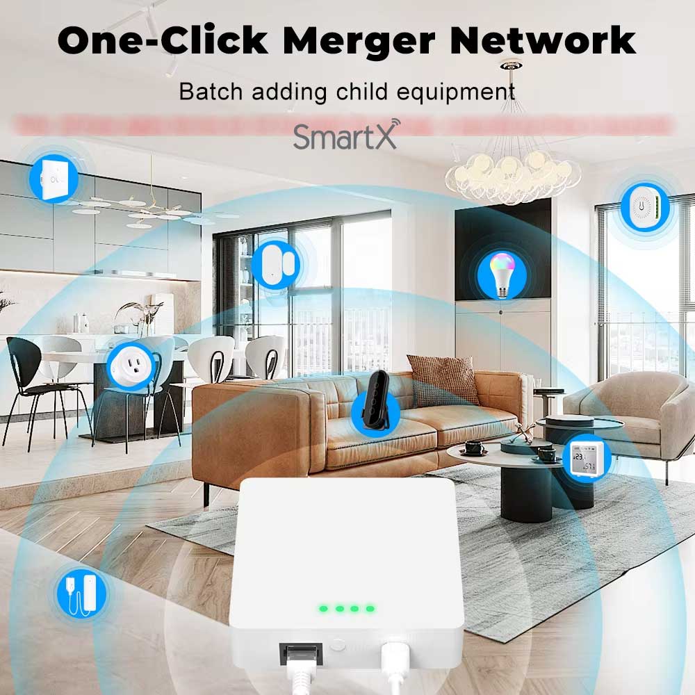 Tuya ZigBee 3.0 Wired LAN Port Gateway Hub RJ45 Port Bridge Hub for Smart Home (gallery image 3)