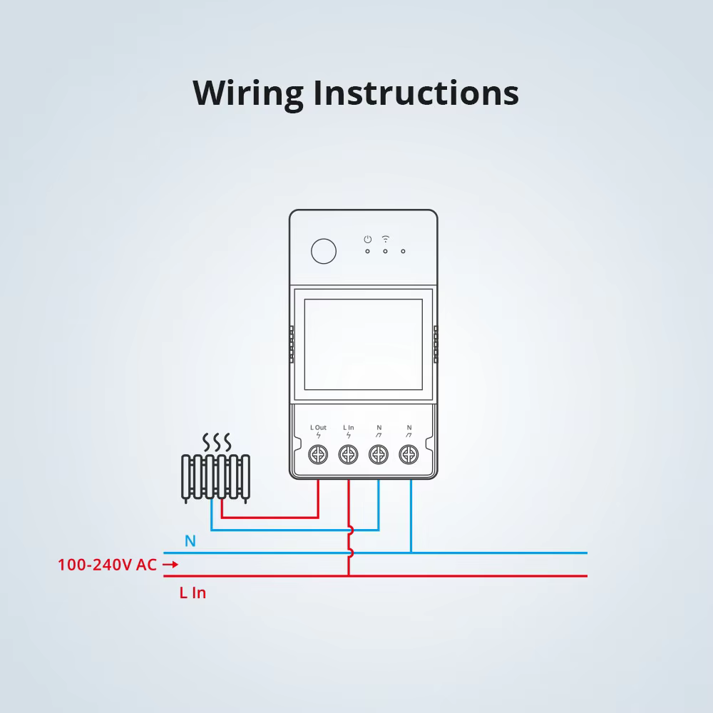 SONOFF POW Elite 20A POWR320D Smart Switch with LCD Screen
