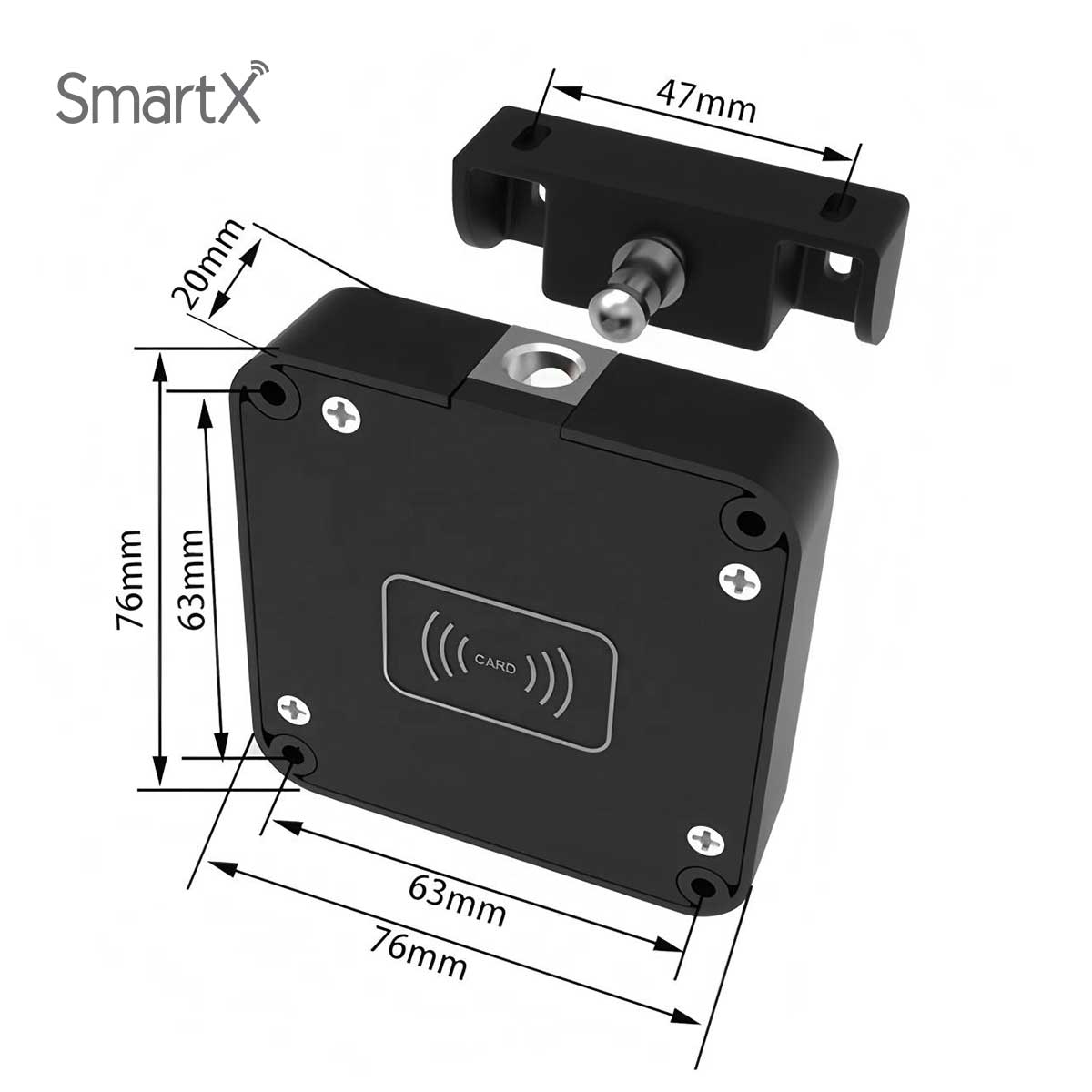 Smart Cabinet Drawer Lock Card Unlock Hidden Installation Design (gallery 4)