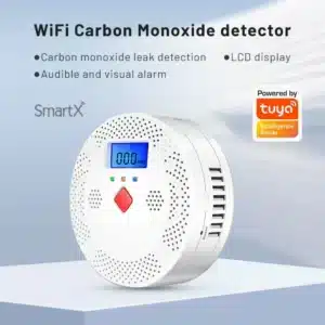 Tuya WiFi Smart Carbon Monoxide (CO) Detector with LCD Display