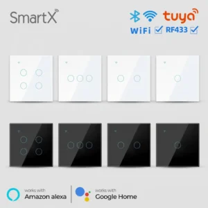 Tuya WiFi + RF Premium Smart Touch Switch (1, 2, 3, 4 Gang)