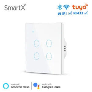 Tuya WiFi + RF Premium Smart Touch Switch (1, 2, 3, 4 Gang)