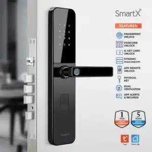 SmartX WiFi Smart Door Lock Tuya / Smart Life App – 6 Unlock Options (SX-780SS)