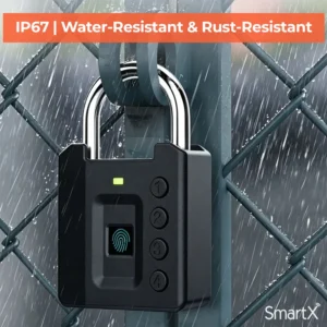 Tuya Bluetooth Smart Padlock – Fingerprint, Passcode, App & Mechanical Key Unlock (SX-PL705)