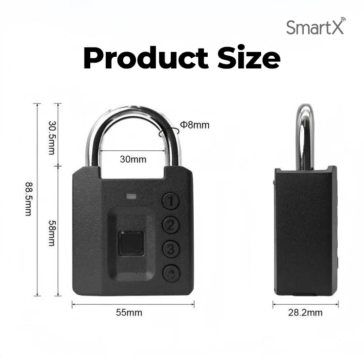 Tuya Bluetooth Smart Padlock (SX-PL705) gallery images