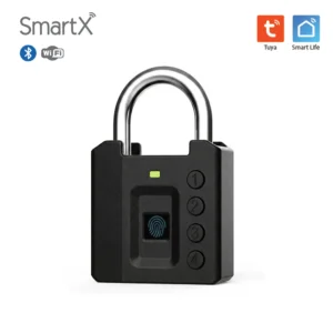 Tuya Bluetooth Smart Padlock – Fingerprint, Passcode, App & Mechanical Key Unlock (SX-PL705)