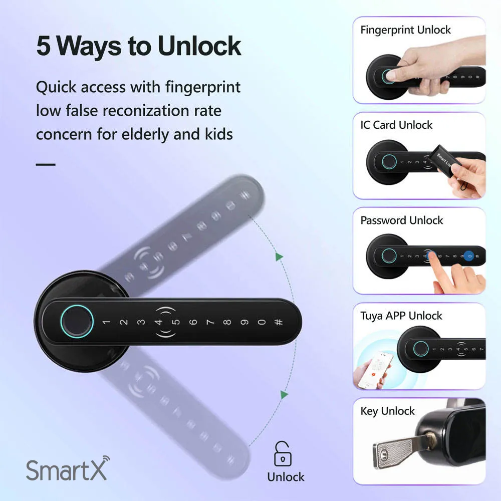 SmartX SX-H200 Tuya Bluetooth Smart Door Lock